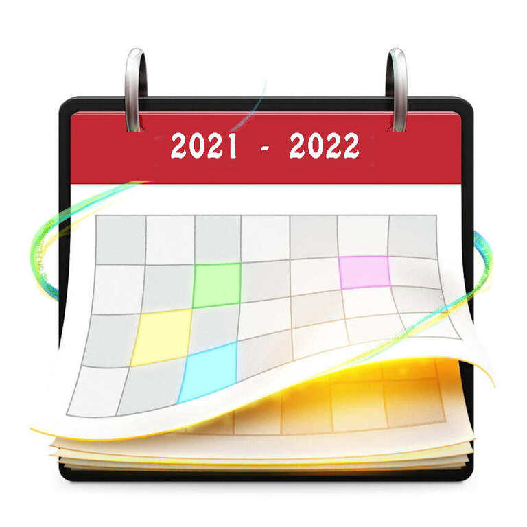 Calendrier 2021-2022