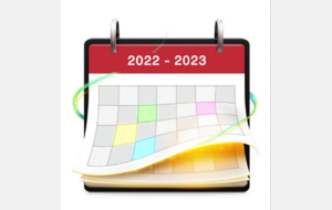 Calendrier District 2022-2023